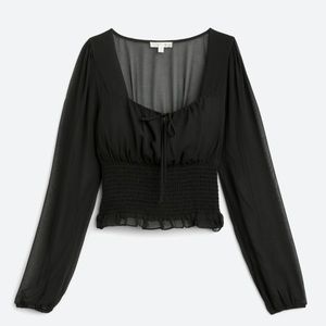 Long sleeve blouse